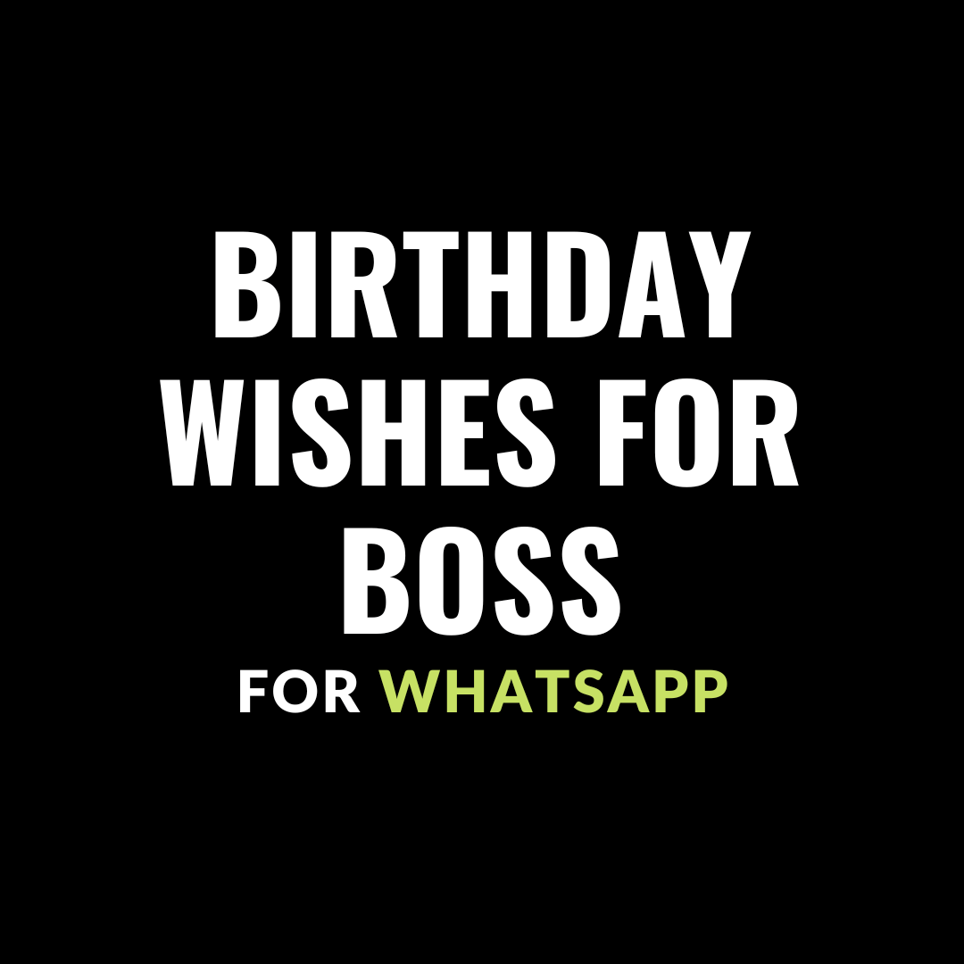 birthday wishes for boss